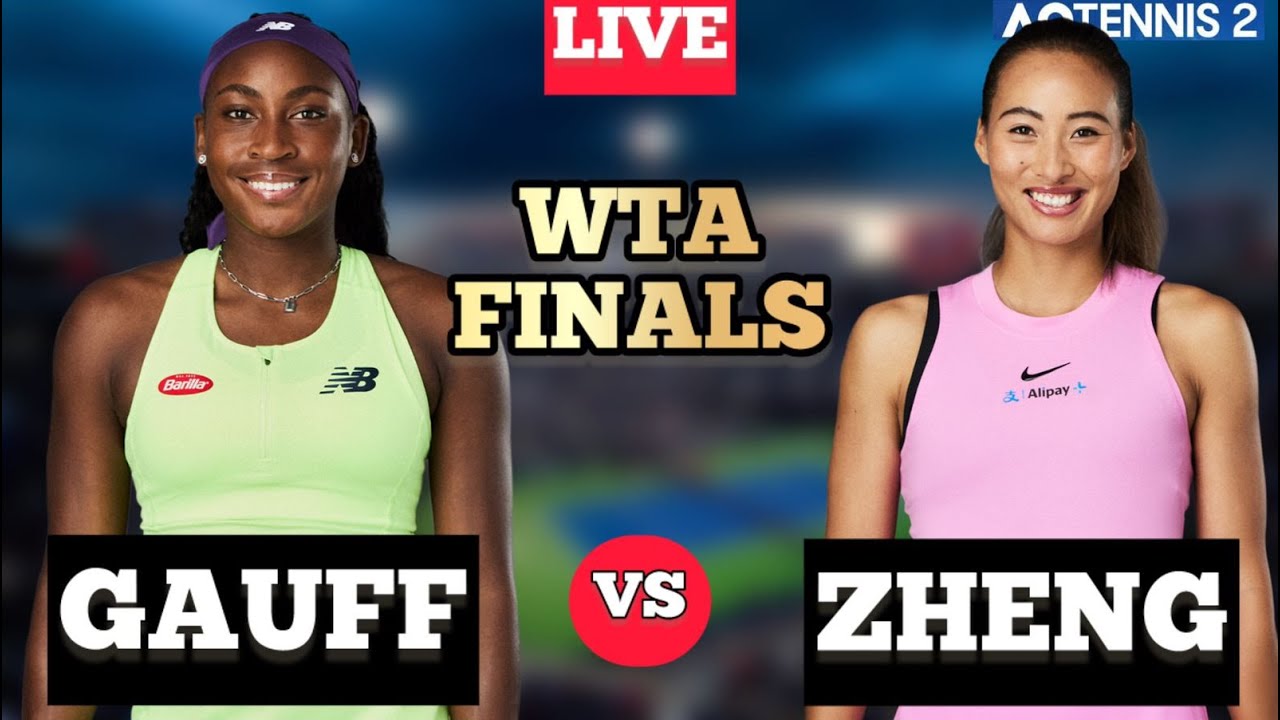 Coco Gauff vs Qinwen Zheng – WTA FINALS | (Simulated by AO tennis 2)