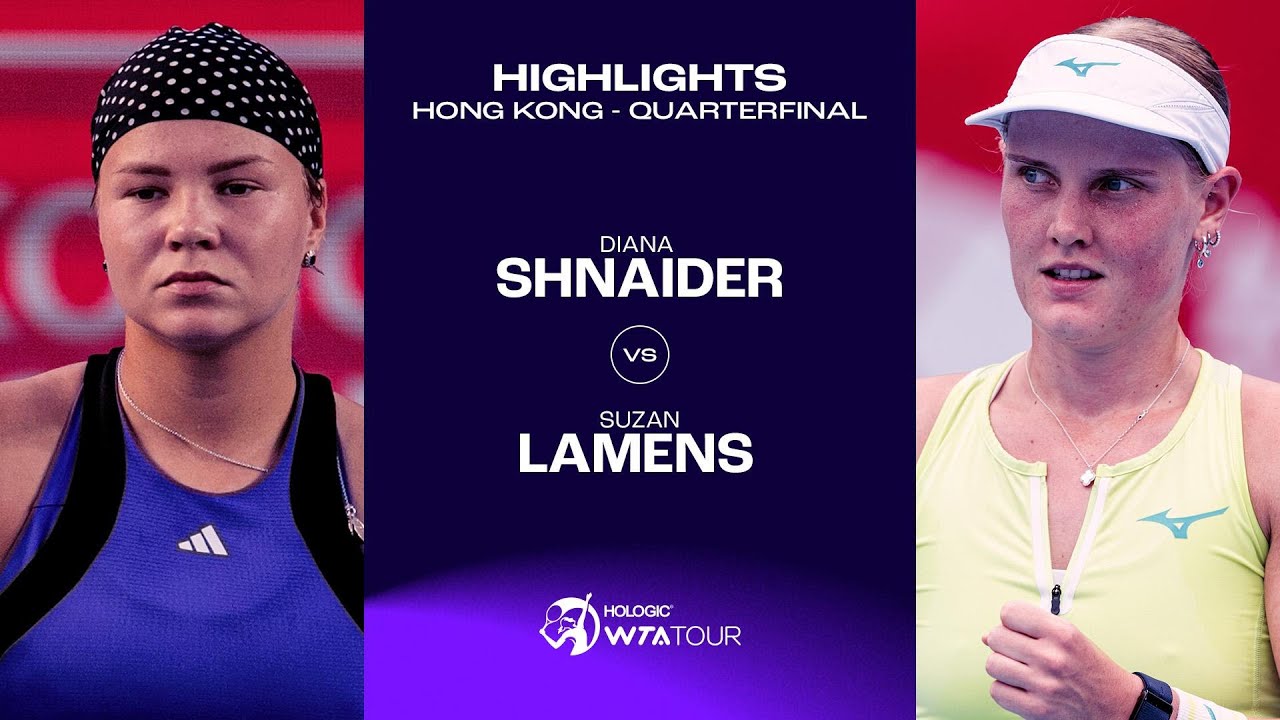 Diana Shnaider vs. Suzan Lamens | 2024 Hong Kong Quarterfinal | WTA Match Highlights