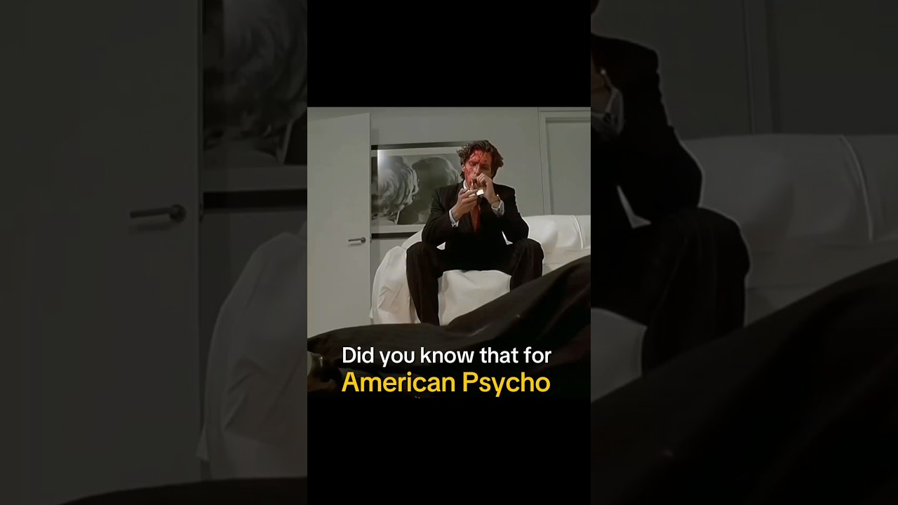 Did you know that for American Psycho…#shortvideo #movieexplained @zkbye