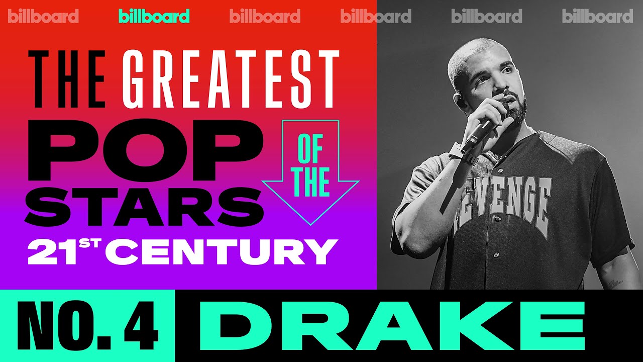 Drake Makes No. 4 on Billboard’s List of 25 Greatest Pop Stars of the 21st Century | Billboard News