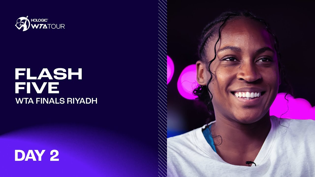 Flash Five | Day 2 | WTA Finals Riyadh