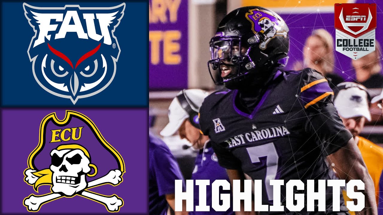 Florida Atlantic Owls vs. East Carolina Pirates | Full Game Highlights | ESPN College Football