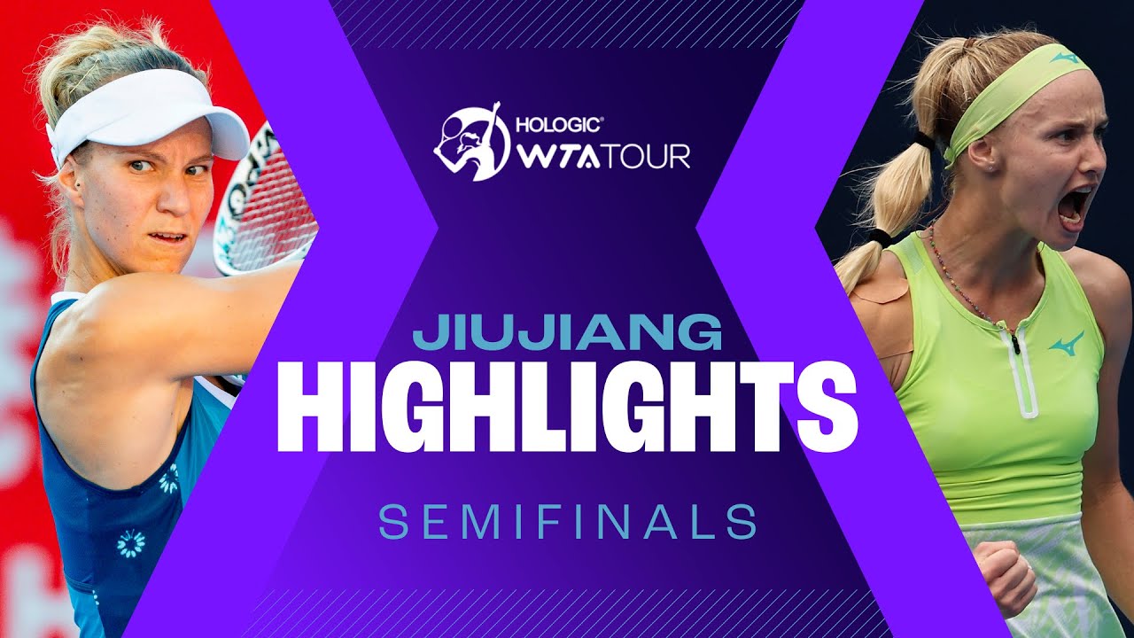 Golubic Takes On Bouzkova, Sramkova Faces Siegemund In Jiujiang Semifinals | WTA Match Highlights