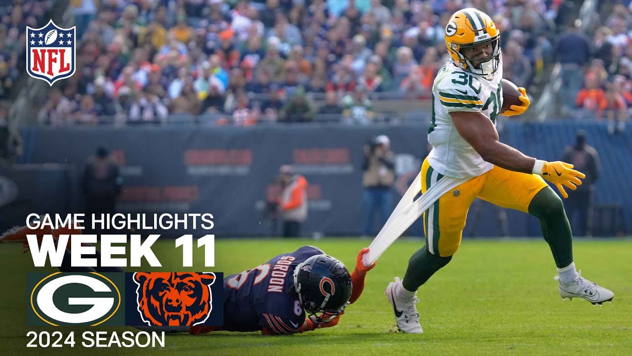 Green Bay Packers vs. Chicago Bears Game Highlights | NFL 2024 Season Week 11