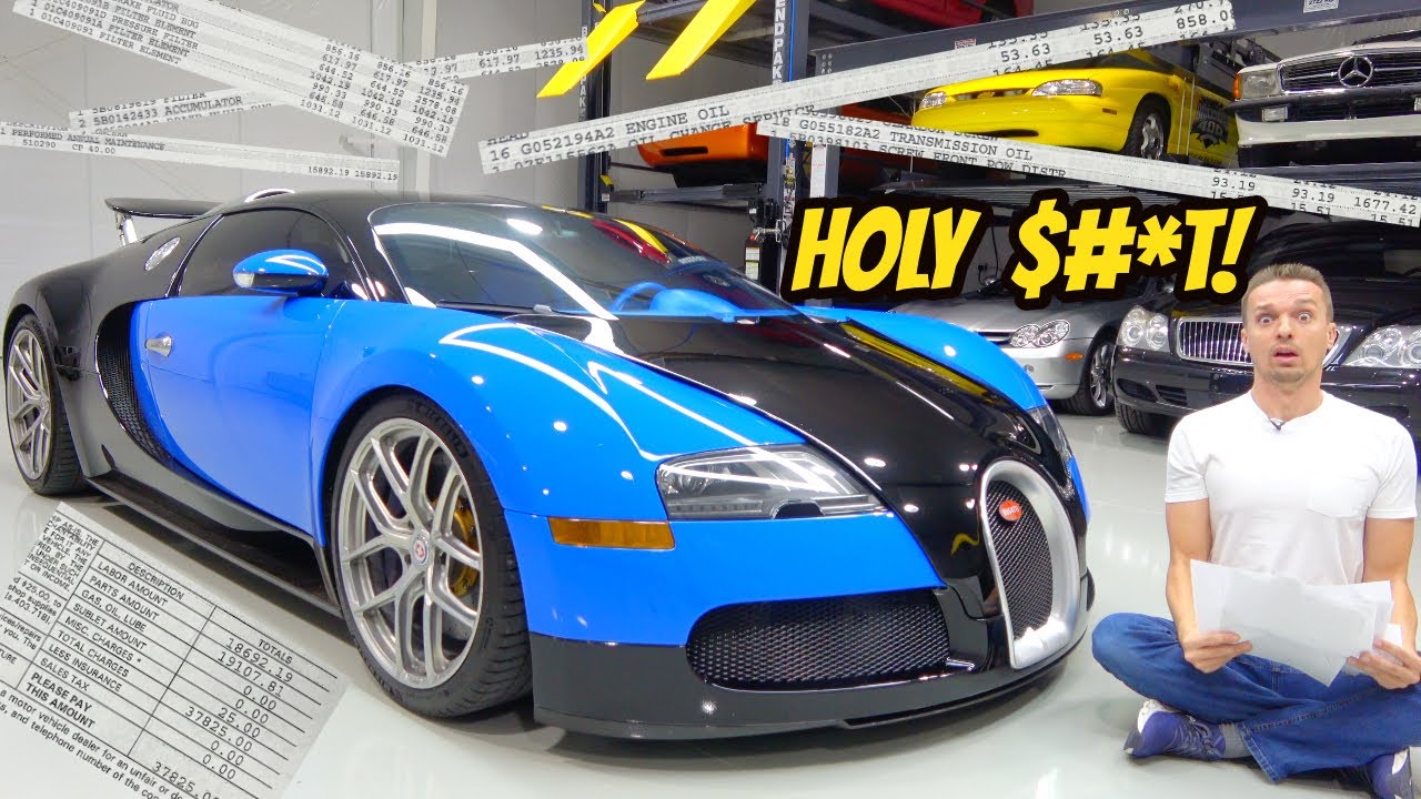 Here’s how much it cost to fix my broken Bugatti Veyron