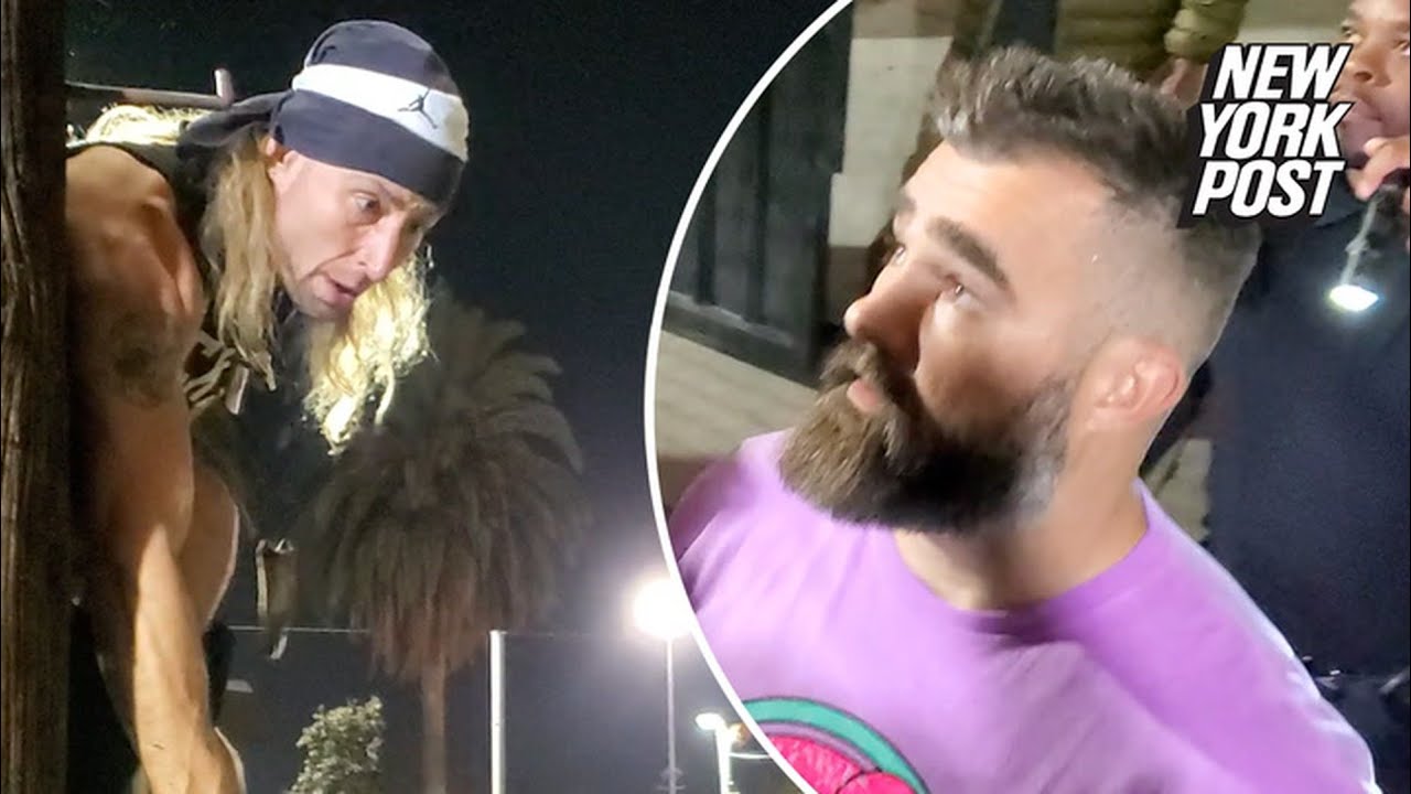 Jason Kelce cursed at by angry, screaming fan weeks after viral phone smashing incident