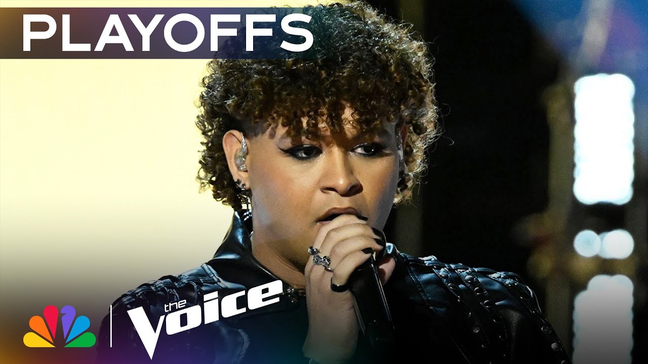 Jose Luis Puts on a Spectacular Performance of “No More Drama” | The Voice Playoffs | NBC