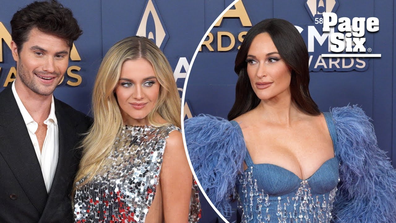 Kacey Musgraves, Kelsea Ballerini, Chase Stokes, Luke Bryan, Shaboozey & more attend 2024 CMAs