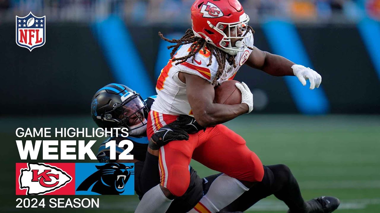 Kansas City Chiefs vs. Carolina Panthers Game Highlights | NFL 2024 Season Week 12