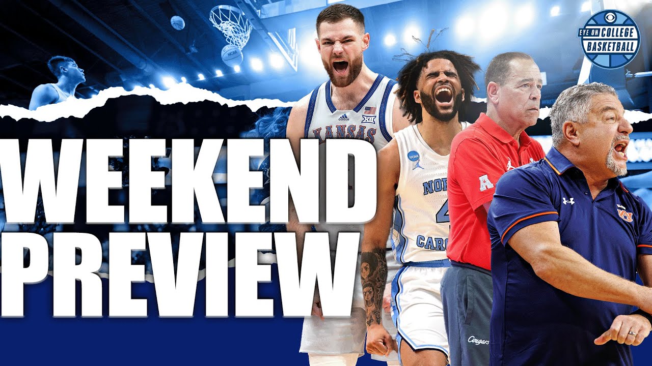 Kansas/North Carolina and Houston/Auburn highlight our opening weekend Final Four and One!