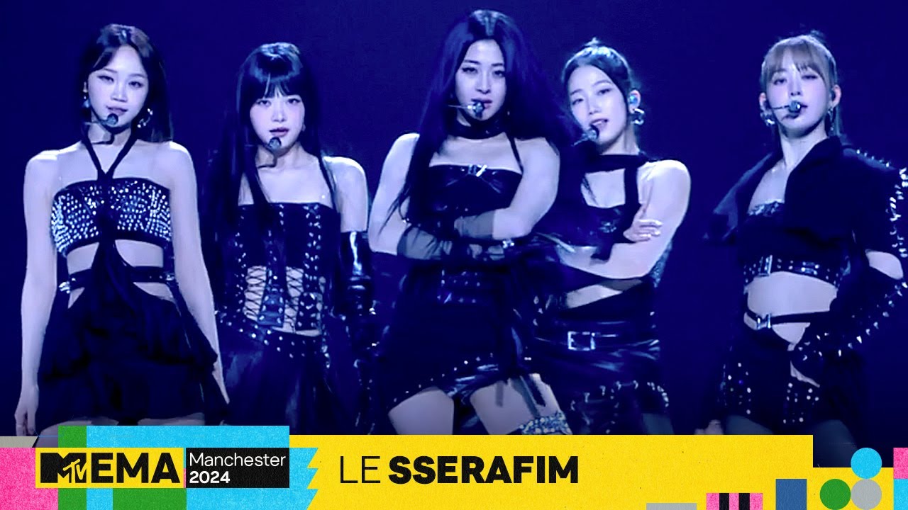 LE SSERAFIM – “Chasing Lightning” / “Crazy” | 2024 EMAs