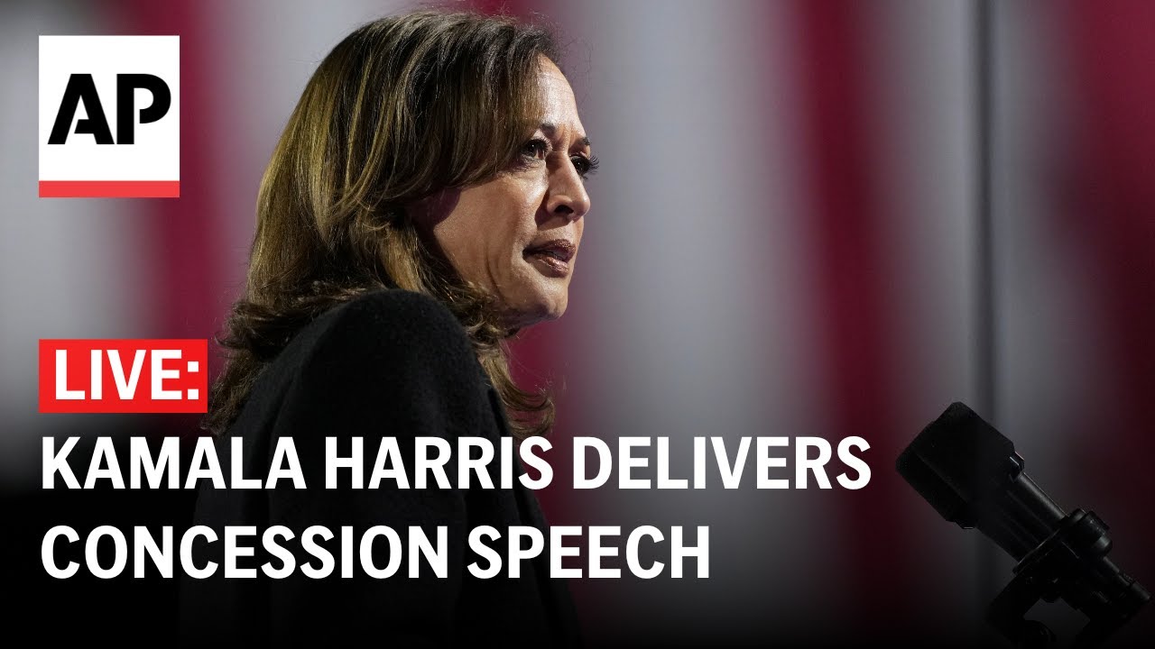 LIVE: Kamala Harris concession speech (FULL STREAM)