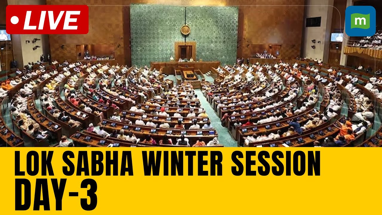 LIVE Lok Sabha Winter Session Day 03 | PM Modi | Lok Sabha Rahul Gandhi Speech | Waqf Bill | Adani