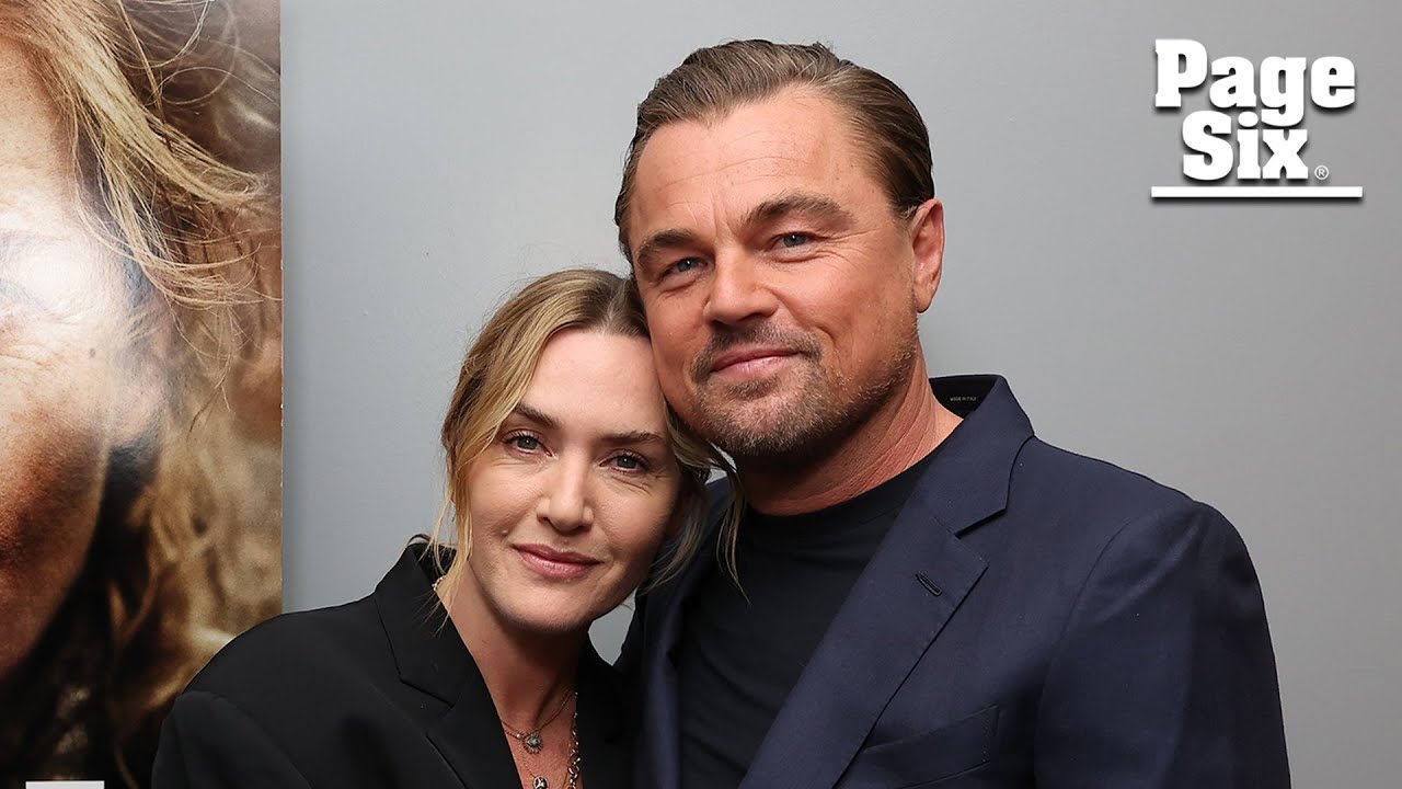 Leonardo DiCaprio & Kate Winslet share a kiss as they reunite 27 years after ‘Titanic’ release