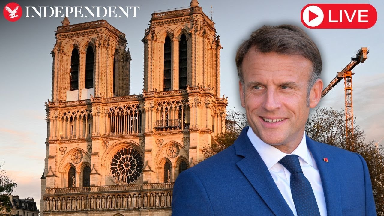 Live: Macron visits Notre Dame as cathedral prepares to open five years after devastating fire