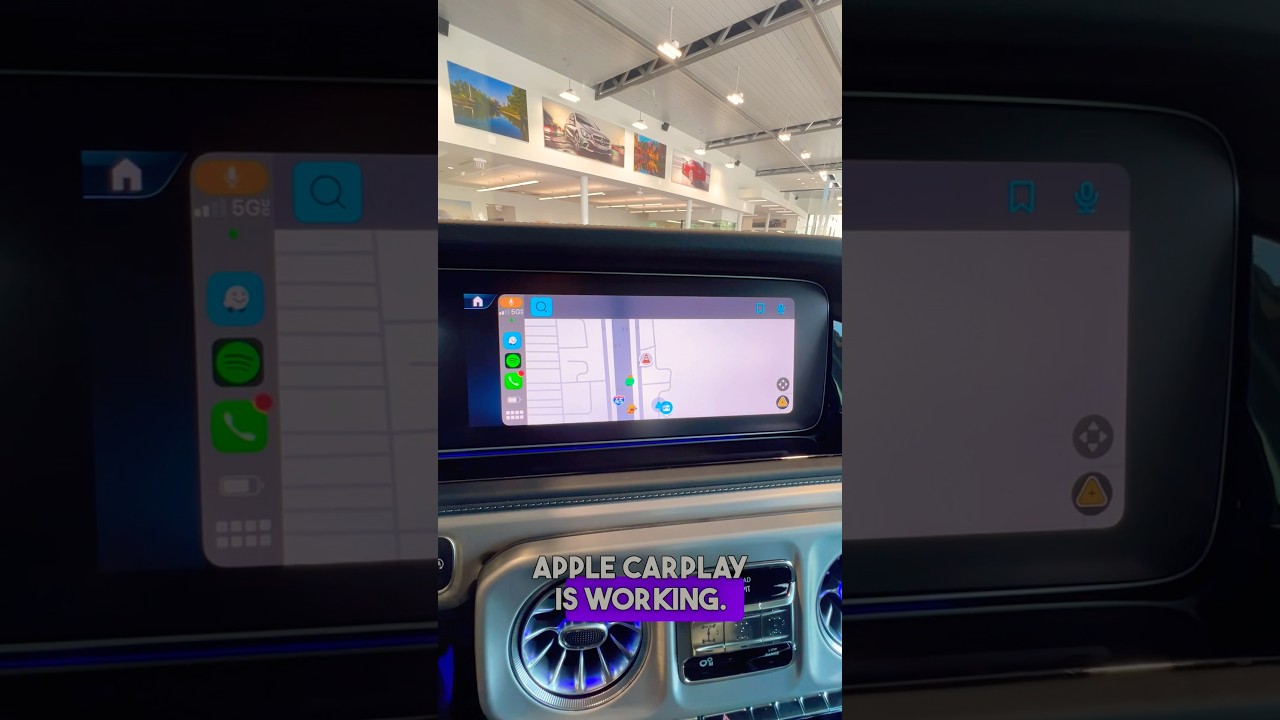 Mercedes Benz How To: Phone Pairing to Apple CarPlay / Android Auto ✅