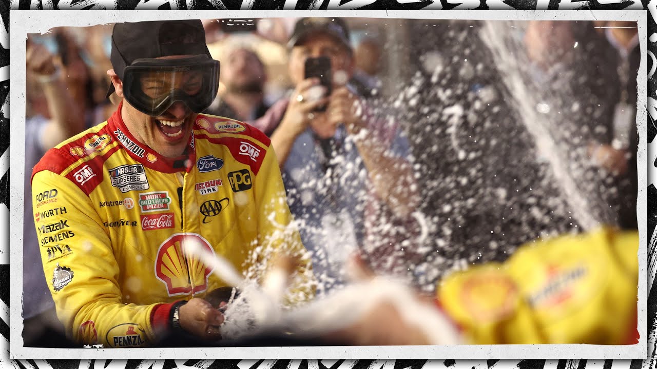 Mic’d up: Inside Joey Logano’s championship champagne celebration | NASCAR