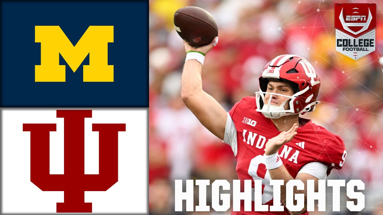 Michigan Wolverines vs. Indiana Hoosiers | Full Game Highlights | ESPN College Football