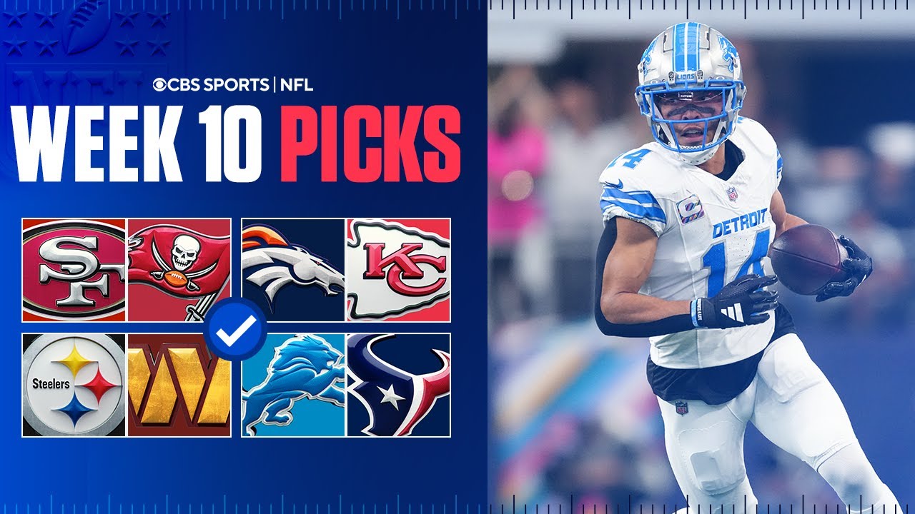 NFL Predictions and Best Bets For EVERY Week 10 Game [Lions at Texans & MORE]