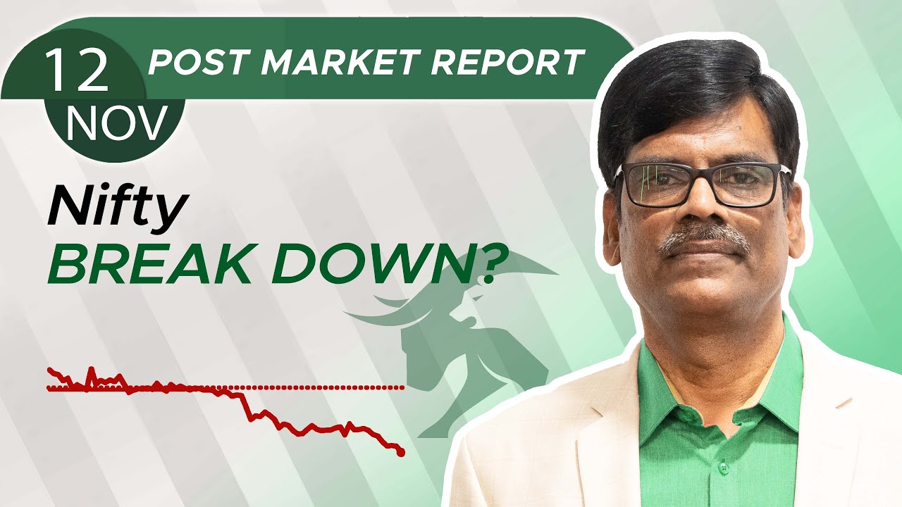 Nifty BREAK DOWN? Post Market Report 12-Nov-24