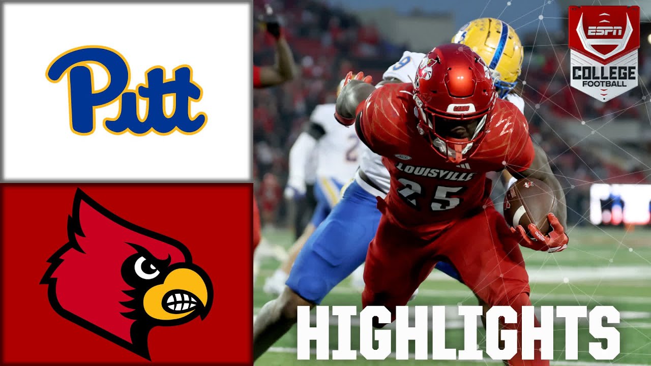 Pittsburgh Panthers vs. Louisville Cardinals | Full Game Highlights | ESPN College Football