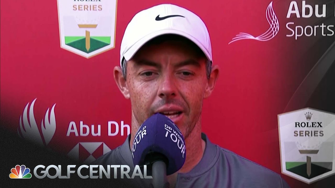 Rory McIlroy recounts tough second day at Abu Dhabi HSBC Championship | Golf Central | Golf Channel