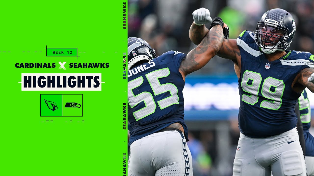 Seattle Seahawks Highlights vs. Arizona Cardinals | 2024 Regular Season Week 12