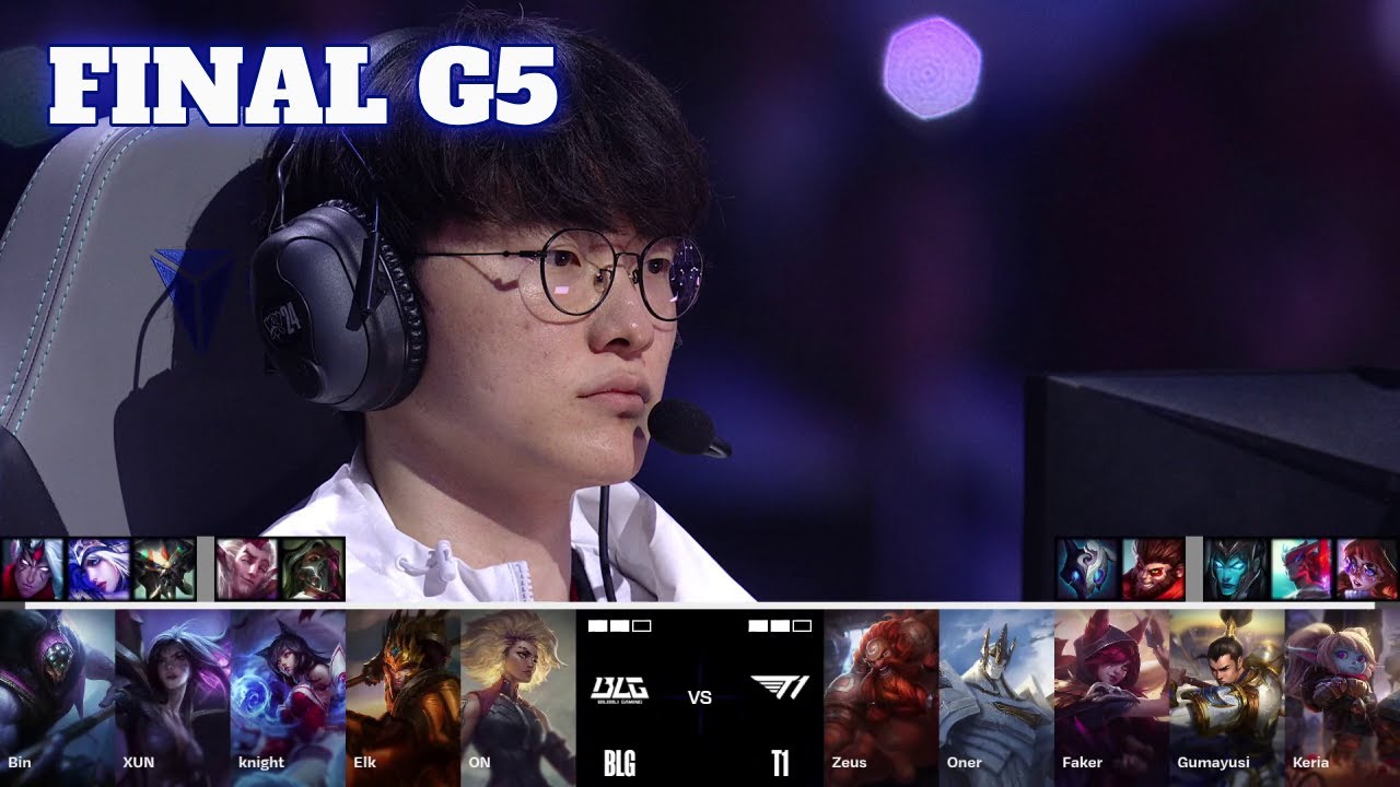 T1 vs BLG – Game 5 | Grand Final LoL Worlds 2024 | T1 vs Bilibili Gaming G5 full