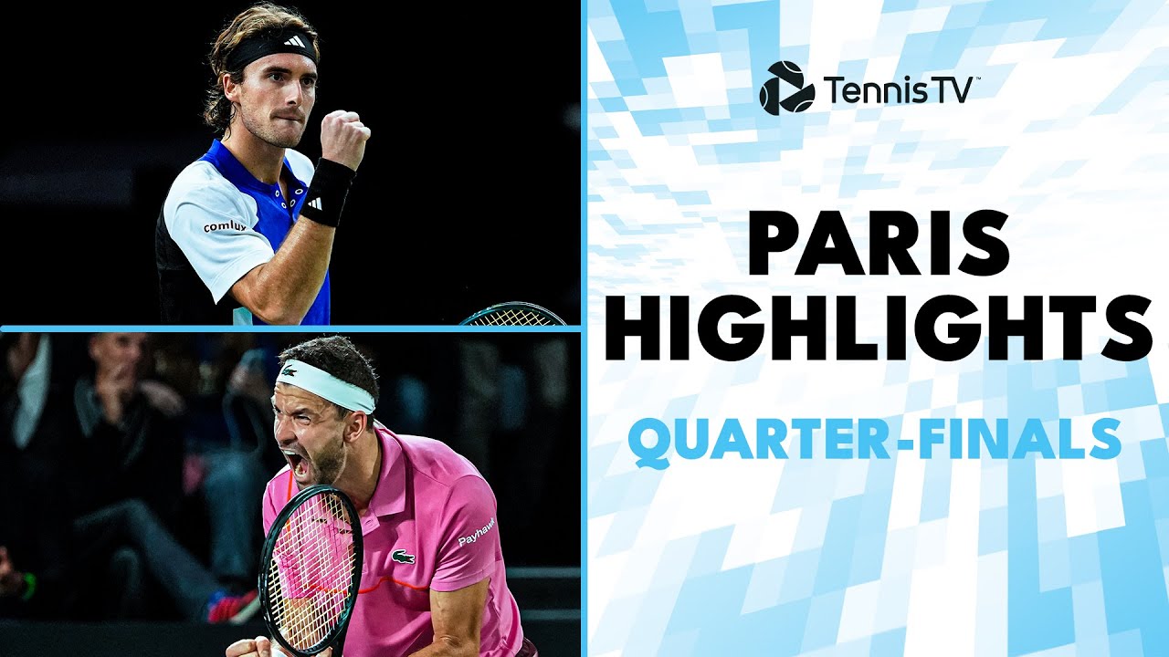 Tsitsipas Faces Zverev; Dimitrov & Khachanov Clash | Paris 2024 Quarter-Final Highlights