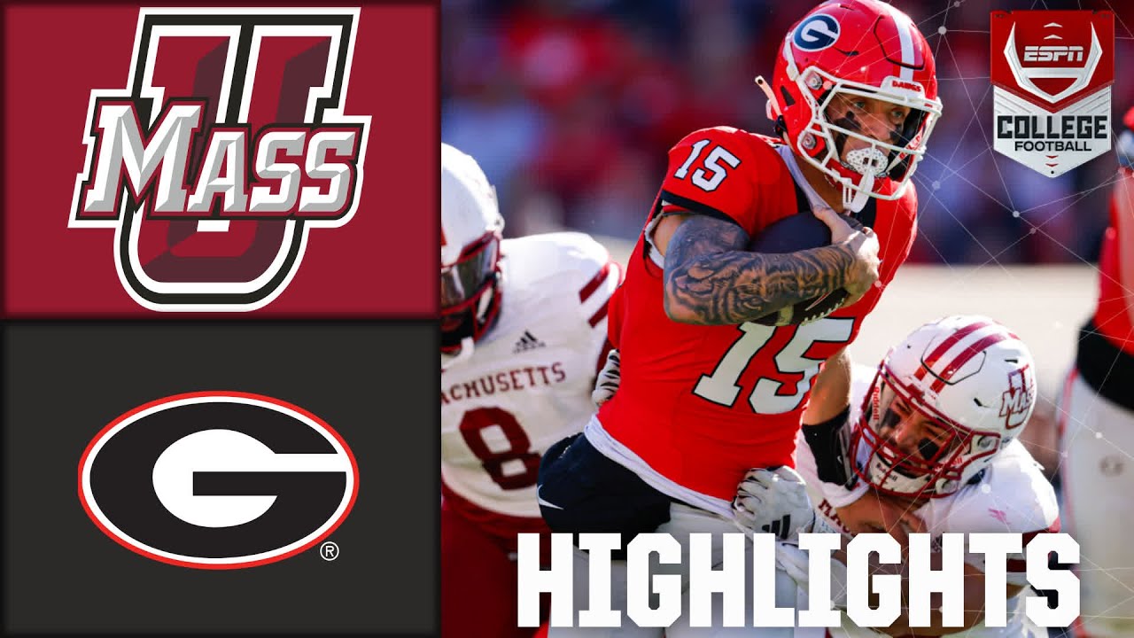 UMass Minutemen vs. Georgia Bulldogs | Full Game Highlights | ESPN College Football