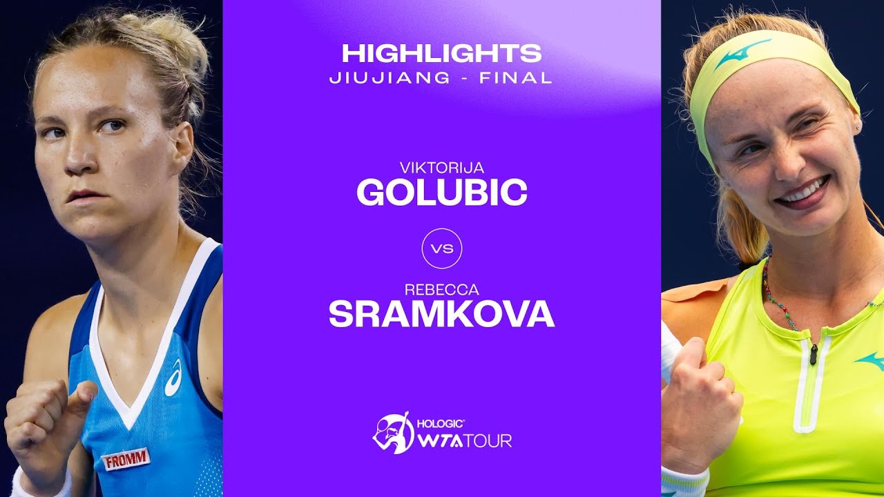 Viktorija Golubic vs. Rebecca Sramkova | 2024 Jiujiang Final | WTA Match Highlights