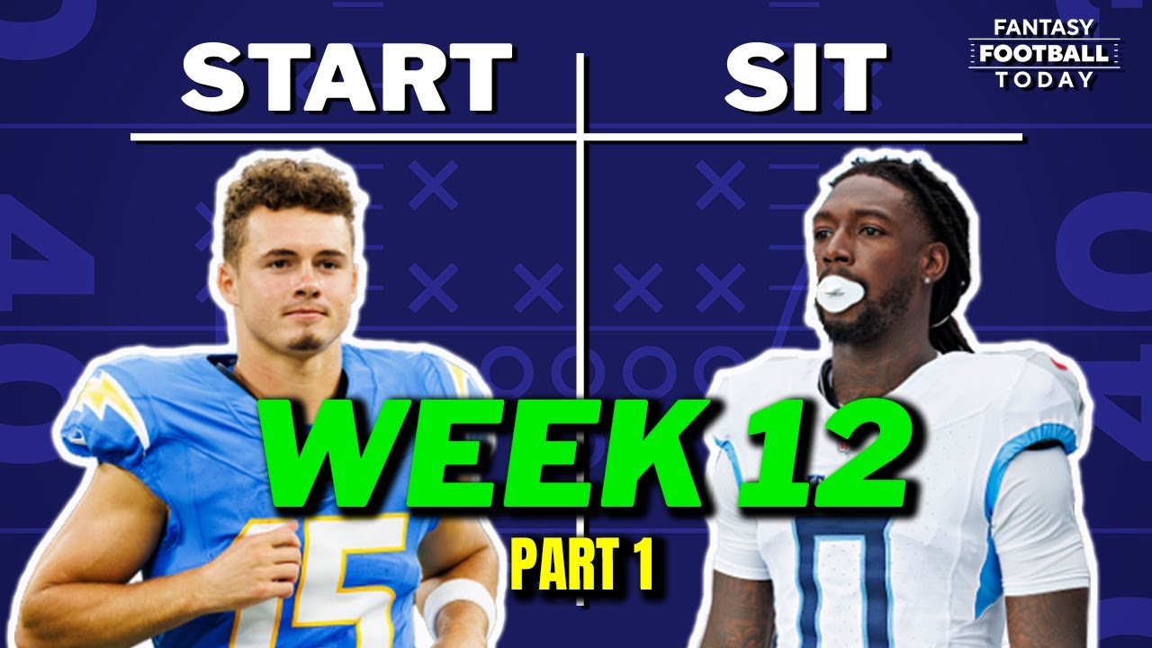 Week 12 Starts & Sits Part 1: WINNING Lineup Tips & Players to AVOID | 2024 Fantasy Football Advice