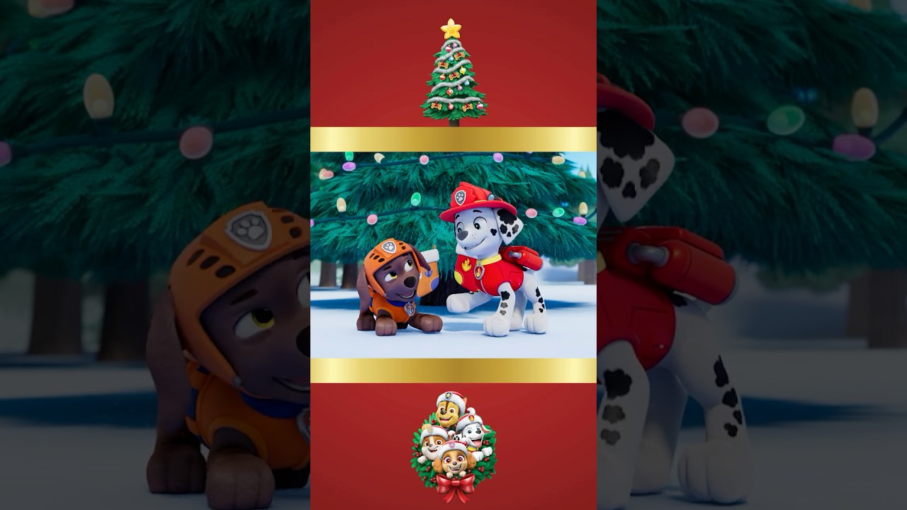 sing this PAW Patrol holiday song for Santa! #shorts