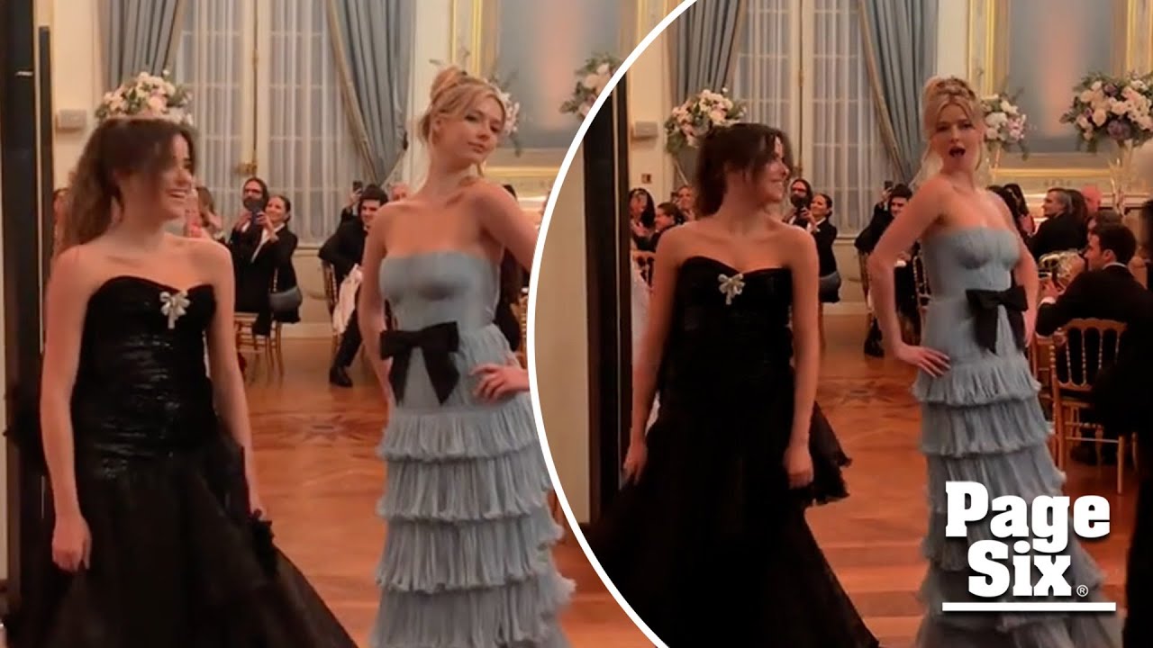 Gwyneth Paltrow’s daughter, Apple, 20, playfully jumps into debutante’s photo at Parisian ball