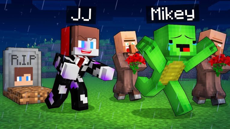 JJ Use Fake Funeral To Prank Mikey in Minecraft (Maizen)