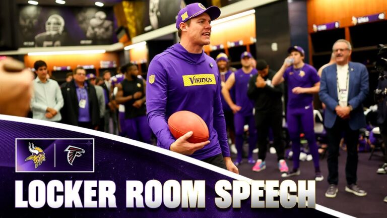 Kevin O’Connell’s Locker Room Speech After Minnesota Vikings Win Over Atlanta Falcons