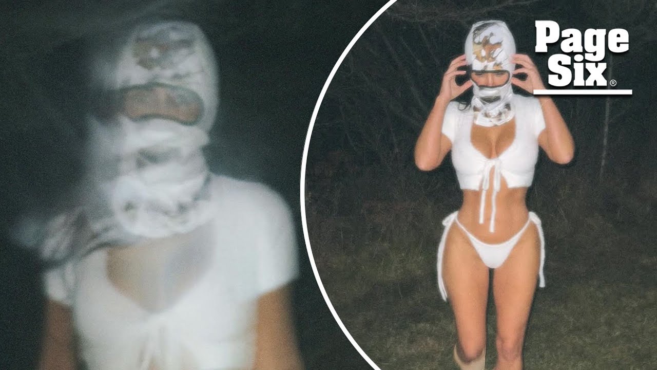 Kim Kardashian channels Kanye West’s wife Bianca Censori in balaclava photo shoot