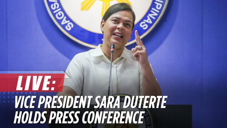 LIVE: VP Sara Duterte holds press briefing | December 11