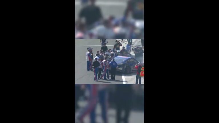 Tony Stewart and Joey Logano’s altercation at Auto Club #nascar