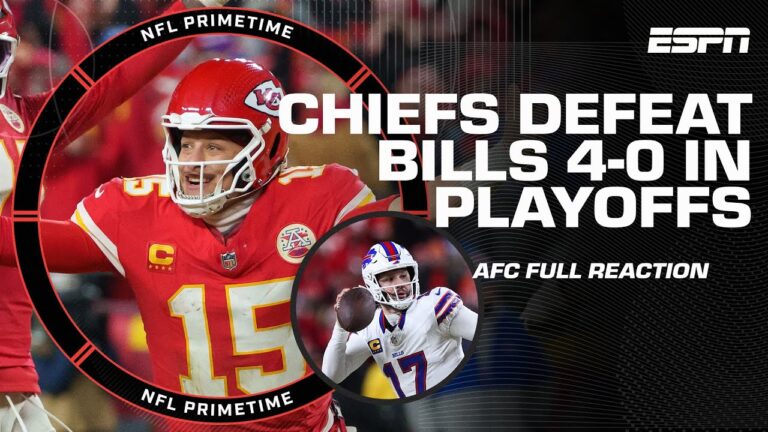 AFC FULL REACTION: Chiefs advance to Super Bowl LIX, Bills fall 0-4 in playoffs | NFL PrimeTime