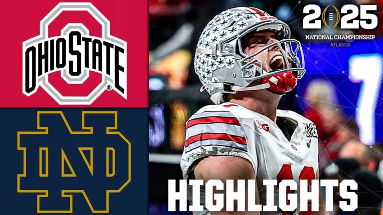 CFP National Championship: Ohio State Buckeyes vs. Notre Dame Fighting Irish | Full Game Highlights