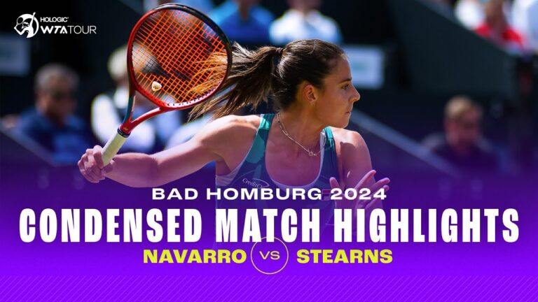 CONDENSED MATCH | Emma Navarro vs. Peyton Stearns | 2024 Bad Homburg Round of 16 | WTA Highlights