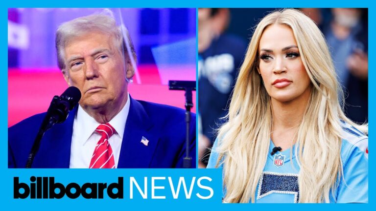 Carrie Underwood Speaks Out About Performing At Trump’s Inauguration | Billboard News