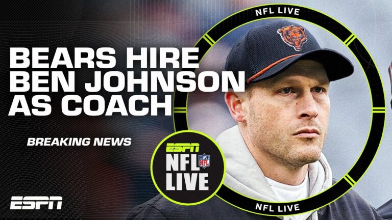 🚨 Chicago Bears hire Ben Johnson as head coach 🚨 Schefty details & NFL Live reacts 👀