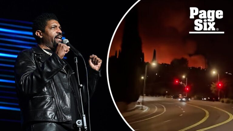 Comedian Deon Cole evacuates home during LA fires hours after being discharged from hospital