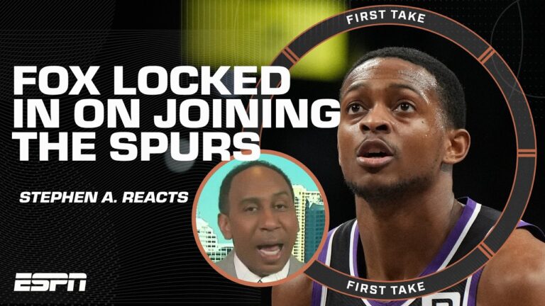 De’Aaron Fox is ‘LOCKED IN’ on playing for Spurs but Stephen A. wants him on the Lakers | First Take