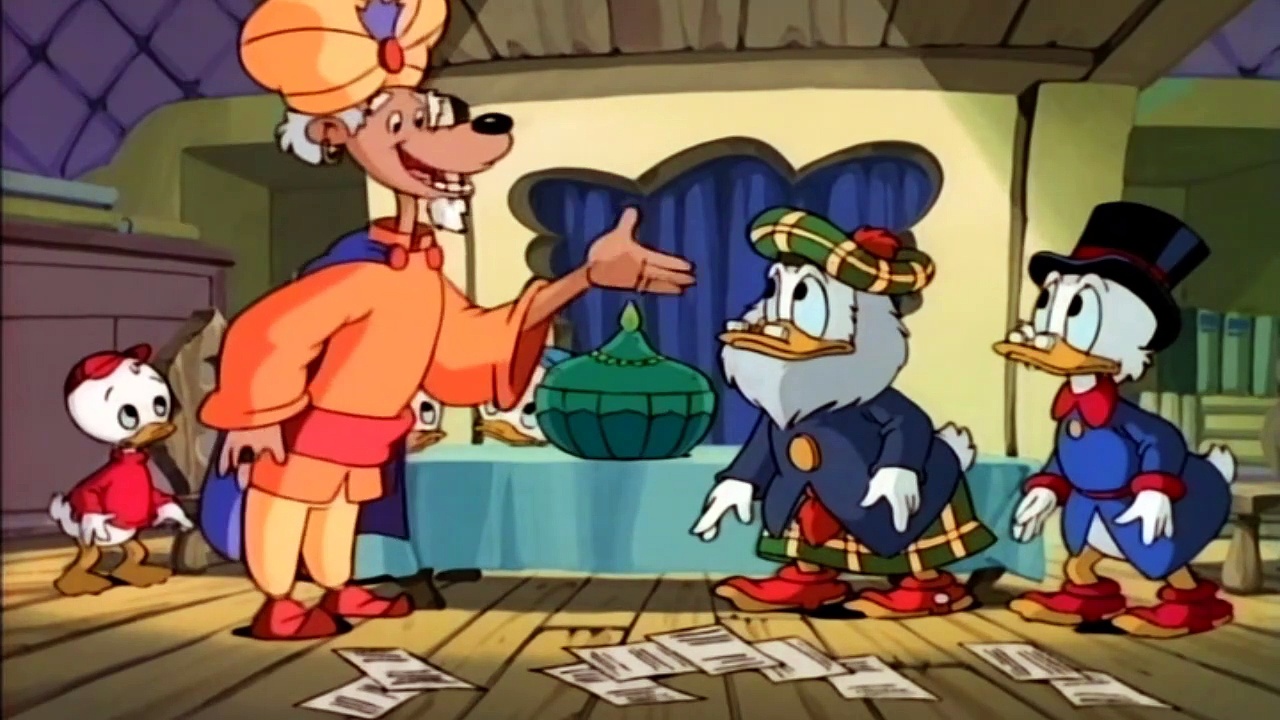 Ducktales (1987) – S01 E36 – Catch as Cash Can 1, A Drain on The Economy