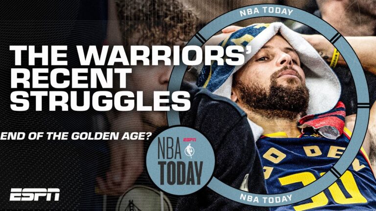 END OF THE GOLDEN AGE?! 😳 Breaking down the Warriors’ recent struggles | NBA Today