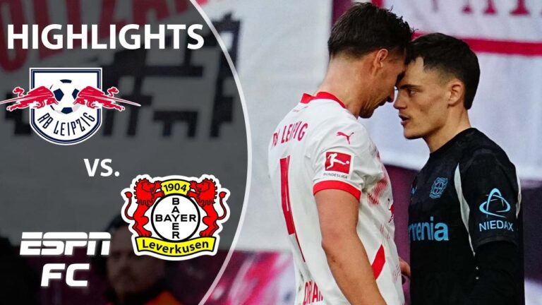 INTENSE MATCH 😤 RB Leipzig vs. Bayer Leverkusen | Bundesliga Highlights | ESPN FC