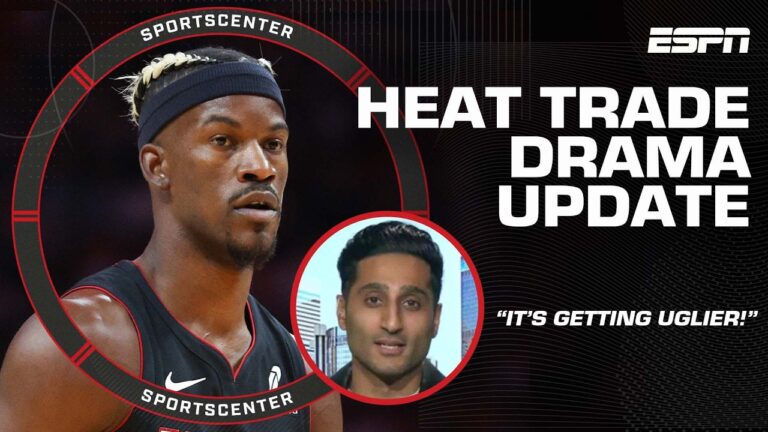 It’s become Pat Riley vs. Jimmy Butler! – Shams Charania reports on UGLY trade drama | SportsCenter